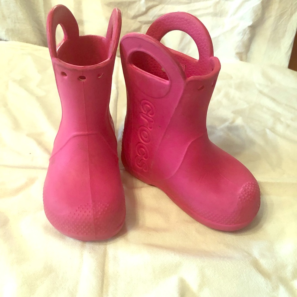 Croc rain boots